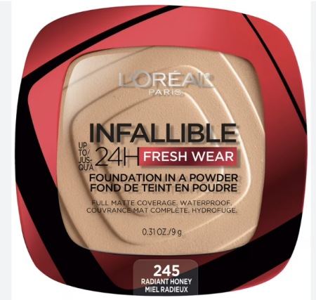 L'Oreal Paris Infallible 24H Fresh Wear Foundation In A Powder  - 245